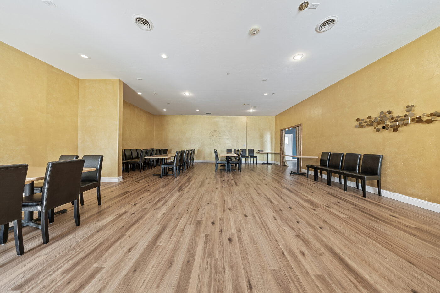 Lower level room — view 1